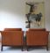 Danish Vintage Armchairs in Cognac Brown Leather, 1960s, Set of 2, Image 21