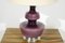 Vintage Purple Glass Table Lamp 4