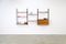 Vintage Royal System Wall Unit in Teak with Black Brackets by Poul Cadovius 3