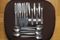 Model 2050 Cutlery by Helmut Alder for Amboss, 1954, Set of 6, Image 1