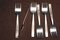 Model 2050 Cake Forks by Helmut Alder for Amboss, 1950s, Set of 6 2