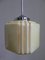 Lámpara colgante Art Déco con difusor cúbico, años 30, Imagen 6