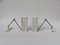 Beige Kubus Wall Lights by Max Bietenholz for Bünte & Remmler, 1960s, Set of 2 3