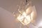 Lampada da soffitto in vetro smerigliato di Mazzega, anni '60, Immagine 9