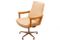 Vintage Swivel Chair with Teak Armrests, 1960s 4