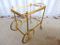 Mid-Century Brass Service Trolley from Maison Jansen, 1950s 2