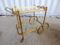 Mid-Century Brass Service Trolley from Maison Jansen, 1950s 1