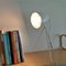 German Modern Glossy White Table Tripod Lamp from Casalux, 2000s 2