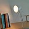 German Modern Glossy White Table Tripod Lamp from Casalux, 2000s, Image 2