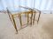 French Vintage Nesting Tables from Maison Jansen, 1950s, Set of 3 4