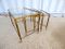 French Vintage Nesting Tables from Maison Jansen, 1950s, Set of 3, Image 4