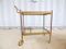 Vintage Brass Trolley from Maison Bagues, 1950s 2