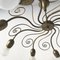 Lámpara de araña con espirales y 8 brazos de Lobmeyr, años 50, Imagen 4