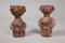 Vintage Modeled Earth Anthropomorphic Vases by Jacques Pouchain, Set of 2 1