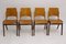 P7 Stacking Chairs by Roland Rainer for Emil & Alfred Pollak, 1950s, Set of 4 3