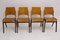P7 Stacking Chairs by Roland Rainer for Emil & Alfred Pollak, 1950s, Set of 4, Image 3