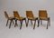 P7 Stacking Chairs by Roland Rainer for Emil & Alfred Pollak, 1950s, Set of 4 6