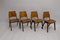 P7 Stacking Chairs by Roland Rainer for Emil & Alfred Pollak, 1950s, Set of 4 5