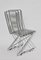 Kreuzschwinger Chairs by Till Behrens for Schlubach, 1983, Set of 3, Image 6