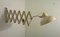 Lámpara de pared Scissor italiana, años 40, Imagen 1