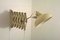 Lampada da parete a forbice, Italia, anni '40, Immagine 3