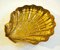 Vintage Large Clam Shell Bowl in Brass 1