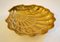 Vintage Large Clam Shell Bowl in Brass 4