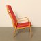 Fauteuil FB05 Rouge par Cees Braakman pour Pastoe, 1950s 2