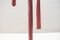 Lámpara trípode Mid-Century de latón y cuero, años 50, Imagen 7