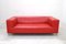 Rotes Vintage Genesis Ledersofa von Koinor 4