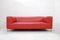 Rotes Vintage Genesis Ledersofa von Koinor 1