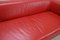 Vintage Red Leather Genesis Sofa from Koinor 8