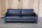Vintage Conseta Blue Leather Sofa from Cor 5