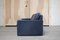 Vintage Conseta Blue Leather Sofa from Cor 15