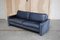 Vintage Conseta Blue Leather Sofa from Cor 13