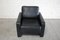 Vintage Conseta Black Leather Armchairs from Cor, Set of 2 3