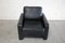Vintage Conseta Black Leather Armchairs from Cor, Set of 2, Image 3