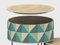 Tavolini a incastro a forma di tamburo di Zpstudio per Dialetto Design, Immagine 2