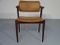 Fauteuil en Palissandre et Cuir de GM, 1960s 9