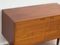 Credenza piccola in teak con sistema di apertura a pressione, Danimarca, anni '60, Immagine 5