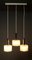 Lampada da soffitto vintage con tre luci di Doria Leuchten, Immagine 4