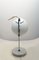 White Table Lamp with Adjustable Glass Lampshade and Marble Base, 1970s, Image 9