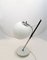 White Table Lamp with Adjustable Glass Lampshade and Marble Base, 1970s 4