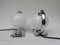 Vintage Art Deco Chromed Table Lamps, Set of 2 4