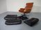 Palisander & Leather Lounge Chair, 1960s 7