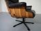 Palisander & Leather Lounge Chair, 1960s 10