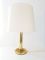 Lámpara de mesa ajustable de latón dorado, años 70, Imagen 2