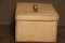 Small Beige Vellum Steamer Trunk, 1920s, Image 3