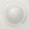 Italian Circular White Glass Sconce, 1970s 4