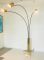 3-Light Floor Lamp in Brass with Marble Base, 1960s 2